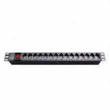 PDU Swiss Plug Socket 15-Way Socket 16A, 19-Inch Network Cabinet